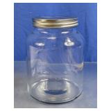 Glass Storage Jar with Metal Lid