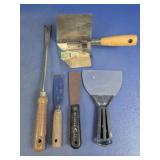 Mixed Paint Scrapers & Hand Tools Lot