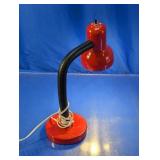 Red Adjustable Desk Lamp