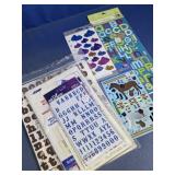 Mixed Craft Sticker Sheets Lot