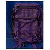 Purple Tactical Style Backpack w/ Straps