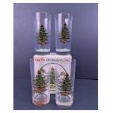 Spode Christmas Tree Highball Glasses