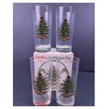 Spode Christmas Tree Highball Glasses