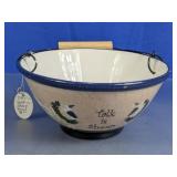 Talk Is Sheep Rustic Ceramic Bowl