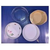 Glass Serving Bowl Dish Mixed Styles