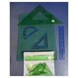 Mixed Drafting Tools & Cutting Mat Set