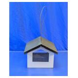 Modern Metal Hanging Bird Feeder