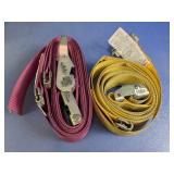 Ratchet and Cambuckle Tie-Down Cargo Straps