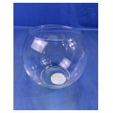 Glass Fish Bowl Vase