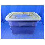 Plastic Storage Bin w/ Lid
