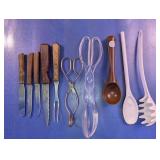 Mixed Kitchen Utensils & Knives Lot