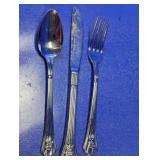 (3)Vintage Stainless Character Flatware Trio