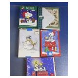 Peanuts Snoopy Holiday Card Box Lot
