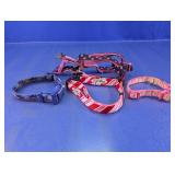 (4)Assorted Pet Collars & Harness Lot