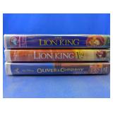 Walt Disney VHS Tapes Lot