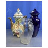 Decorative Ceramic & Glass Vessel Assortment