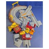 Toy Construction Vehicle & Track Lot