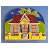 Ceramic House Wall Plaque