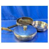 Revere Ware & Pampered Chef Pan Se