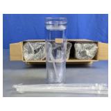 Clear Plastic Tumbler Set
