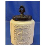 Ceramic Canister Jar w/ Lid