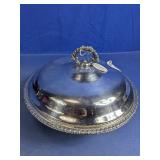 Vintage Silver Plate Lidded Serving Dish