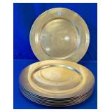 Garden Ridge Gold Charger Plates