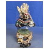 Blue Sky Reindeer Tea Light Holder