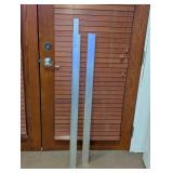 (2)Aluminum Saw Guide Rails & Straight Edge Set
