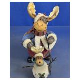 Grandeur Noel Moose Winter Figurines