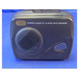 Tozai Portable Stereo Cassette Player & Tape
