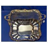 Silverplate Serving Trays Set