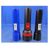 (3)Vintage Eveready & General Purpose Flashlight