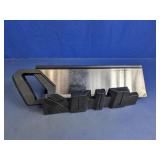 Plastic Miter Box & Back Saw Set