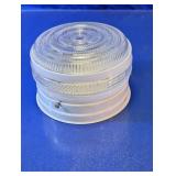 Vintage Flush Mount Glass Ceiling Light Fixture