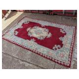 Vintage Floral Wool Area Rug
