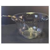 Glass Punch Bowl w/ Ladle