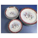 Royal Seasons Snowman Dinnerware Set
