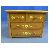 Vintage Wooden Dollhouse Dresser