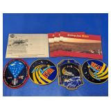 NASA Postcards & Mission Patches Lot