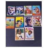 (10)NFL Football Trading Card Collection Lot