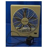 O2 Cool Box Fan w/ Adapter