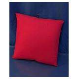 Red Light-Up Throw Pillow