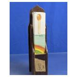 Wood Match Holder w/ Matches