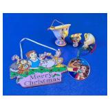 Disney Beauty Beast Holiday Ornament Decor