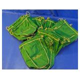(29)Green Crown Royal Drawstring Bags Lot