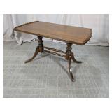 Vintage Scalloped Wood Coffee Table