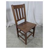 Mission Style Wooden Side Chair