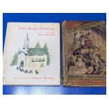 Vintage Christmas Themed Book Set