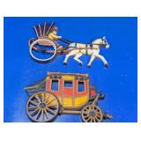 Homco Stagecoach & Carriage Wall Decor